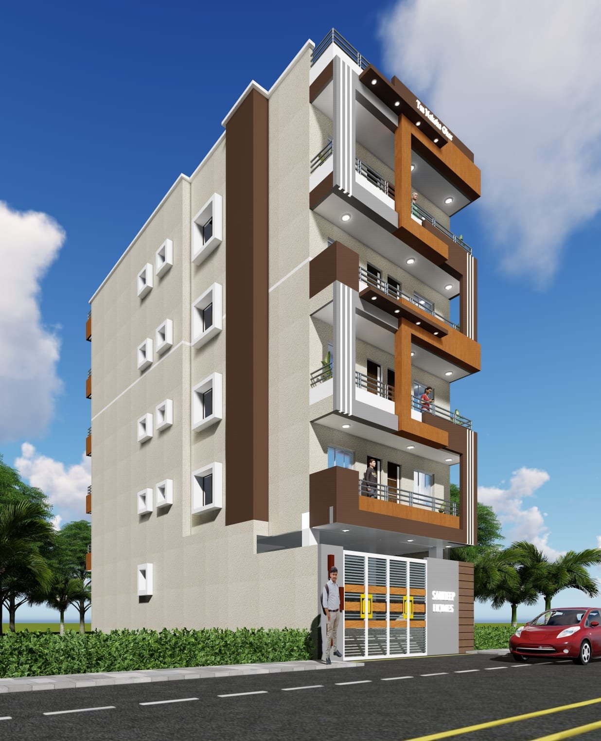 Oceanview Architectural Tower
