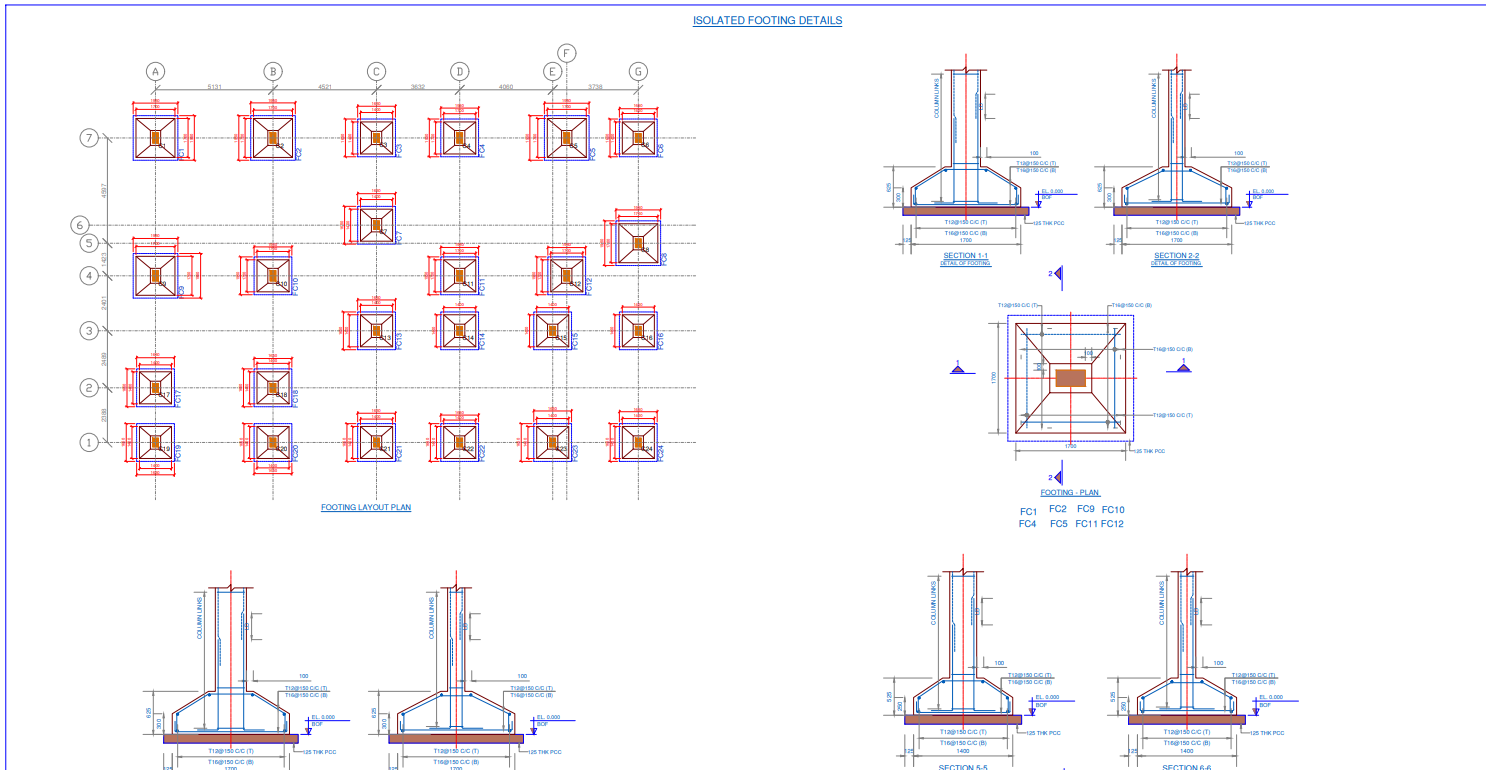 Footing Layout